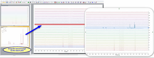 Add spectrum to an existing stack