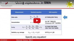 Simple Mixtures Analysis (SMA) Webinar II