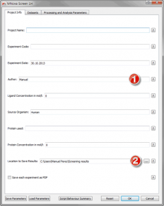 Figure 10 Project Info Tab