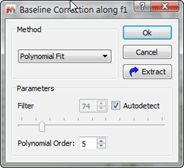 Figure 9 Baseline Correction OptionsÂ  for Individual Fragments