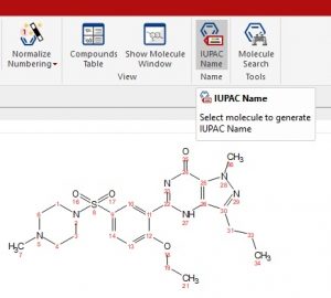 Mnova IUPAC Name – Starting Guide