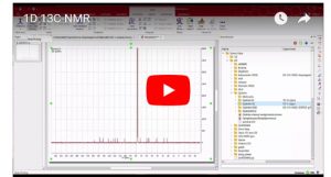 1D 13C-NMR in Mnova 12